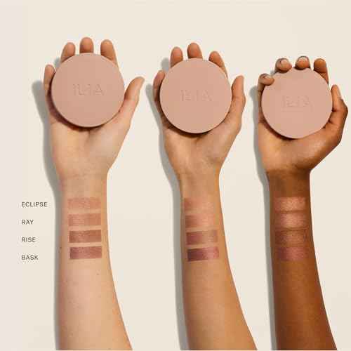 ILIA - Sunshift Cream Bronzer | Non-Comedogenic, Long-Lasting, Vegan, Cruelty-Free | Weightless Bronzer (Ray - Warm Golden Bronze, 0.27 oz | 7.8 g)