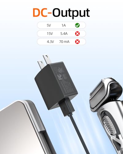 5V Fast Charger for Philips Norelco OneBlade 360 Wet & Dry Series
