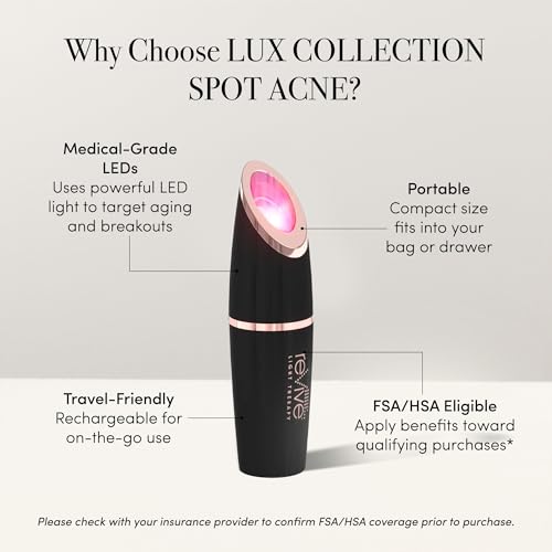 reVive Spot Acne LED Light Therapy Wand - Red & Blue