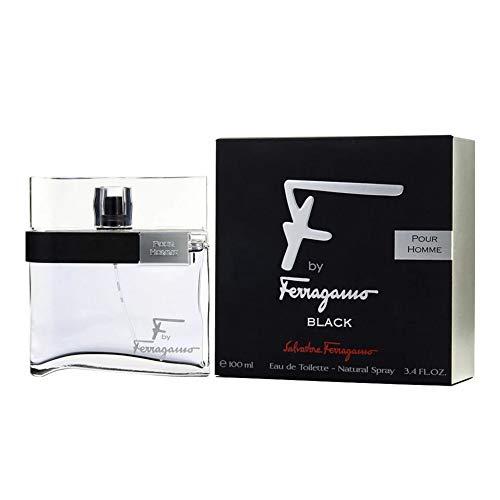 Ferragamo F by Ferragamo Black Eau de Toilette for Men 1.7 fl oz