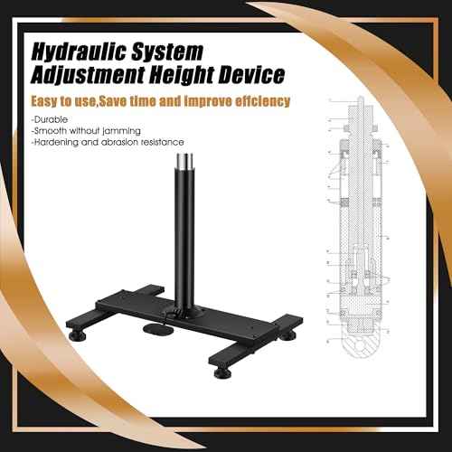 POARMEEY XXL Tattoo Arm Rest Adjustable Height by Hydraulic Device