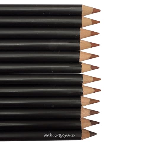 Nabi Lip Liner Pencil Set 12 Brown Shades