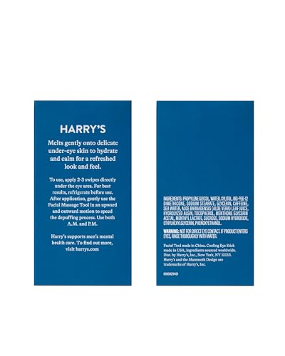 Harry's Cooling Eye Kit for Men – Depuffing & Massage