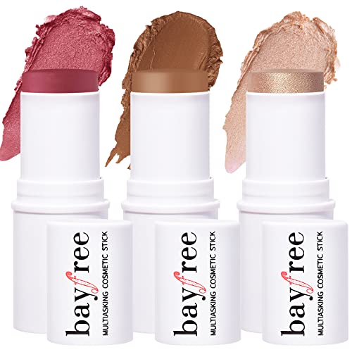 KIMUSE Multi Stick Trio - Cream Blush, Contour & Highlighter