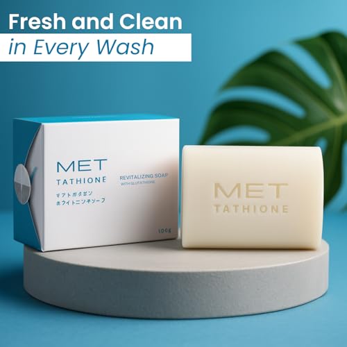 Glutathione Soap 100g ? Hydrating Antioxidant Bar for Face & Body | Gentle Daily Cleanser with Natural Moisturizers | Soft, Smooth Skin