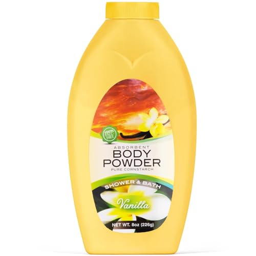 R-NEU Talc-Free Body Powder, Fresh Vanilla, 8 oz