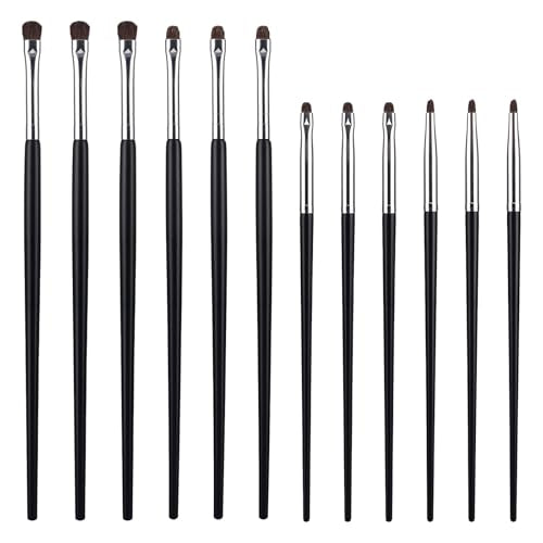 8-Piece Eye Makeup Brush Set with Eyeliner & Eyeshadow Brushes