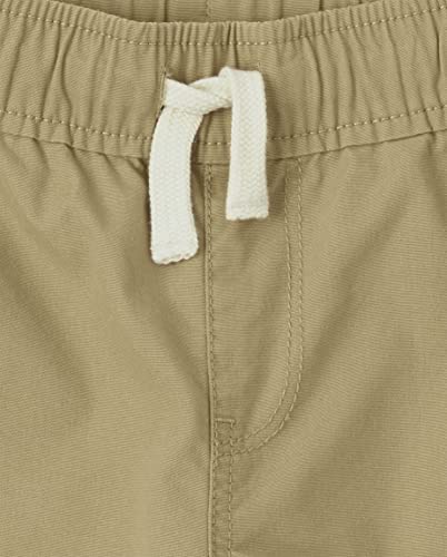 The Children's Place boys Pull On Jogger Shorts, Flax, 4