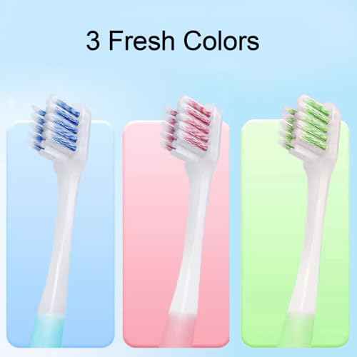 6PCS U-Shaped Orthodontic Toothbrush and 6PCS Interdental Brush,Soft Bristles Braces Toothbrush for Adults