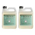 Mrs. Meyer's Basil Liquid Hand Soap Refill 33 Fl Oz Pack of 2 - Uplifting Garden Scent
