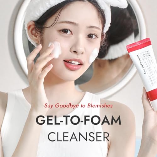 MIZON Good Bye Blemish Low pH Cleanser, Cleanser for troubled skin, Acne Treatment, Breakout Treatment, Korean Skincare, Acne Spot Treatment, Soothing for sensitive skin(100ml 3.38 fl oz)