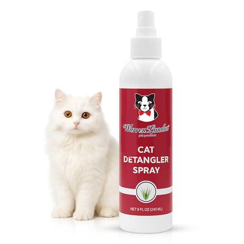 Warren London Cat Detangler Spray - Unscented Leave-in Conditioner 8 oz