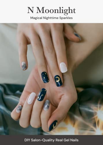 ohora Semi Cured Gel Nail Strips - 30 Wraps, Easy Apply & Remove