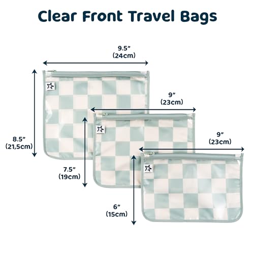 Tiny Twinkle 3-Pack Diaper Bag Pouches with TSA-Approved Organizer
