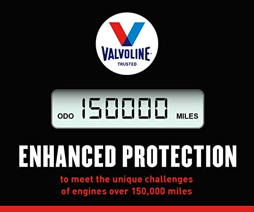 Valvoline Extended Protection High Mileage with Ultra MaxLife Technology 5W-30 Full Synthetic Motor Oil 5 QT, Case of 3