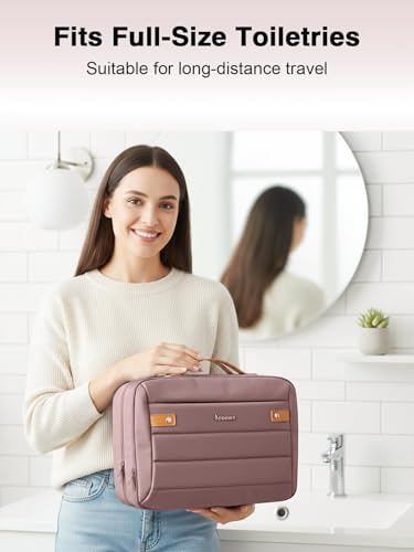 COOSKY Women's Waterproof Hanging Toiletry Bag - Large Travel Organizer