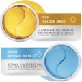 Retinol & Gold Under Eye Patches - 120 Pcs Dark Circle & Puffiness Treatment