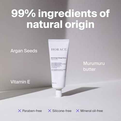 HORACE Gift Set with Purifying Face Cleanser, Gentle Face Scrub, and Mattifying Face Moisturizer - Skincare Set for Cleansing and Hydrating