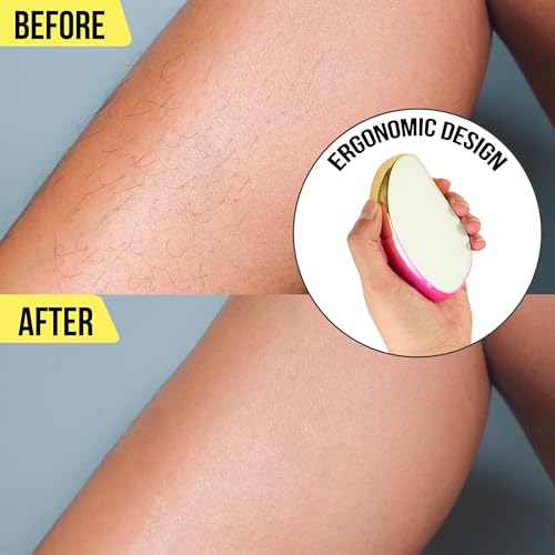 Crystal Hair Remover - 1pc Crystal Hair Eraser, Razorless Shaver Hair Removal Device | Pain-Free Hair Removal & Exfoliation Tool