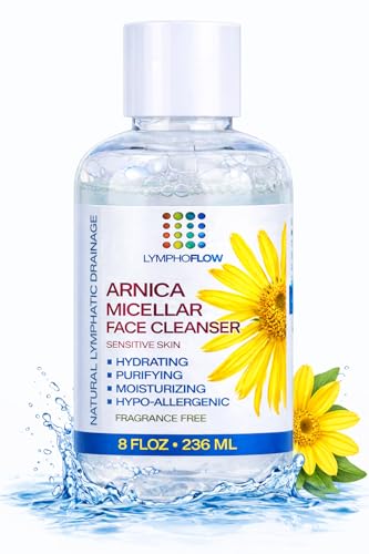 Bruizex Arnica Montana Micellar Cleansing Water | Facial Cleanser & Makeup Remover 8 Fl Oz