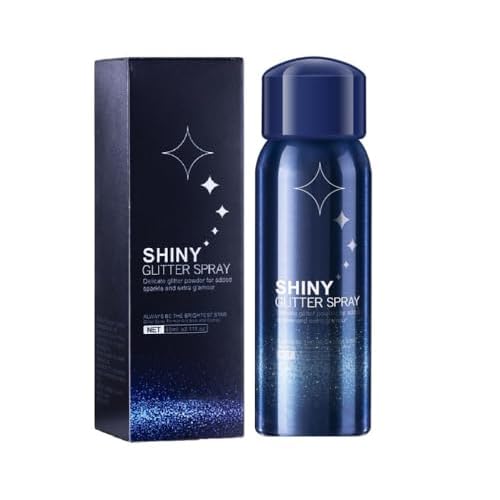 Body Glitter Spray, Perfect Body Glitter for Music Festival Stage Makeup and Festival Rave Highlighter Makeup. (1 Pcs)