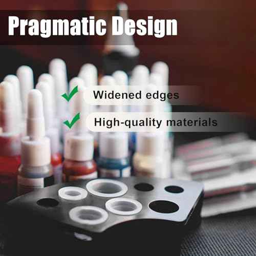 Tatoo Ink Caps Kit - SOTICA 500pcs Tattoo Ink Cups Mixed Size with 2pcs Tattoo Ink Holders Plastic Tattoo Cups with Holders for Tattoo Supplies