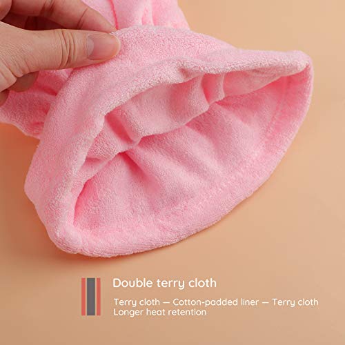 Paraffin Wax Gloves for Hand and Feet, Segbeauty Larger Thicker Paraffin Heated Mitten Foot Liners, Pink Gloves & Socks for Hot Wax Hand thera-py Thermal treat-ment Wax Warmer Paraffin Wax Machine