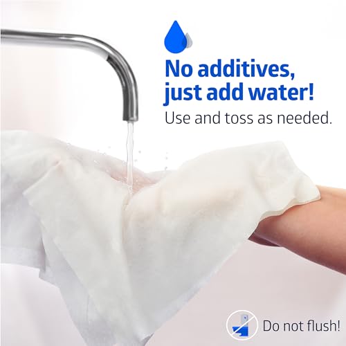 Medline Ultrasoft Dry Baby Wipes 7x13 Inches, 1200 Count Sensitive Skin Cleansing Cloths
