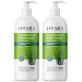 Lemongrass Body Wash with Vitamin E, Cleanses, Refreshes & Invigorates, Shower Gel for Dry and Sensitive Skin, Women & Men, Organic & Natural, 16 fl oz, 2-Pack