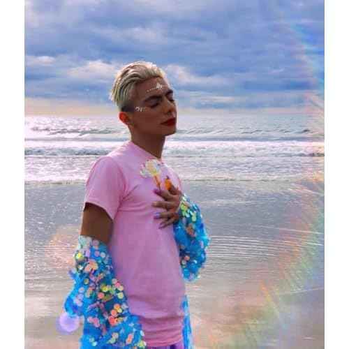 Mermaid Face Gems Stick Jewels for Women Cosplay Mermaid Halloween Club Costume Face Gems Sticker on Rave Party Gift for Kids Costume Temporary Tattoos