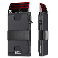 SEMORID Slim Aluminum Wallet for Men - RFID Blocking, Holds 12+ Cards