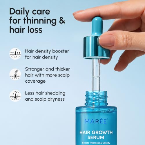 MAREE Hair Growth Serum for Men & Women - Caffeine Peptides