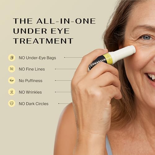 CumaBalm Eye Balm with Turmeric & Retinol for Puffy Eyes