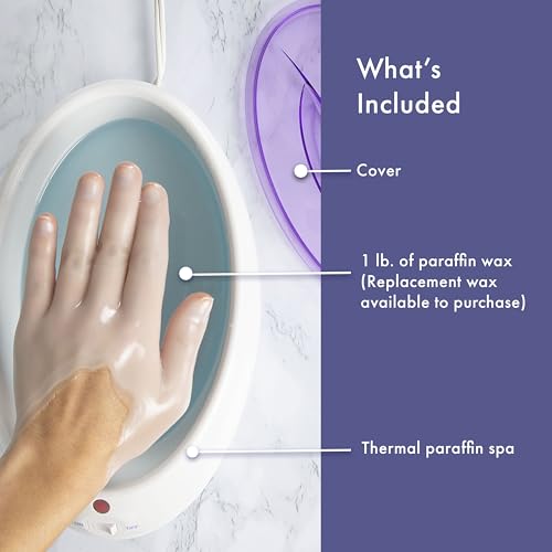 Conair True Glow Paraffin Bath Spa Treatment for Hands and Feet - 1 lb Wax