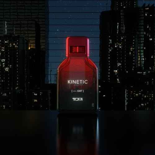 TUMI KINETIC [--:-- GMT] - Spicy Cologne for Men with Smoky & Woody Notes - 3.4 oz & 1.0 oz Eau de Parfum, 6.7 oz Body Wash
