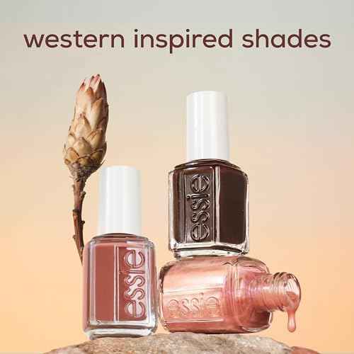 essie Nail Polish, Salon-Quality Brown Nail Polish, Boho Rodeo, Vegan, Sepia Retreat, 0.46 fl oz