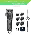 AC/DC Adapter Charger Compatible with Haokry Cordless&Corded Barber Hair Clipper Hair Cutting & Grooming Rechargeable Lithium-ion Battery Pack Beard Electric Trimmer Power Supply (USB Cable)