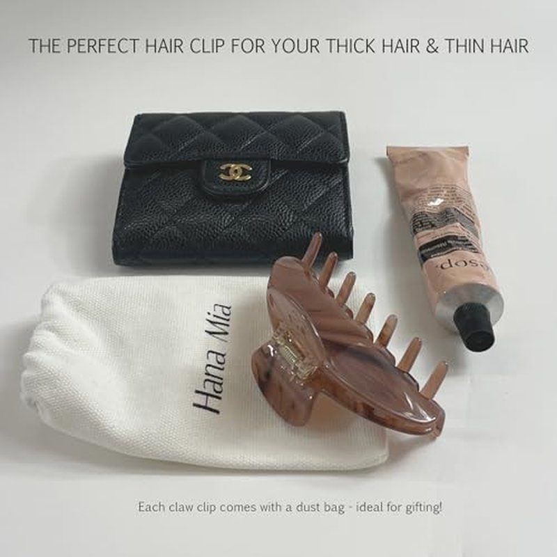 Mocha Claw Clip for Women | 4 Inch Secure Hair Clip
