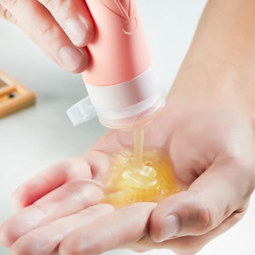 TSA Approved Travel Bottles 3oz Leak Proof Silicone Toiletries
