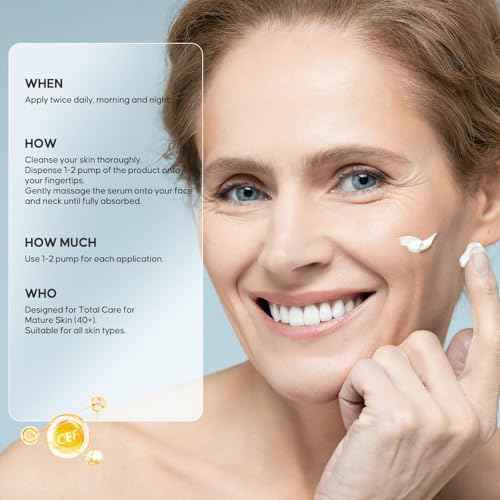 Super Vitamin C Serum for Mature Skin - All-In-One Formula Rapidly Hydrates, Anti Aging, Softens, Lifts and Firms Facial Skin, Targets Sun Spots, Dark Spots & Age Spots, Fine Lines, Wrinkles - 30mL