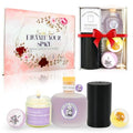 Valentine Basket for Her, Luxury Gift Basket for Women with Bath Bombs, Scented Candle, Reed Diffuser & Waterless Diffuser, Spa Gift Set for Wife, Girlfriend, Mom