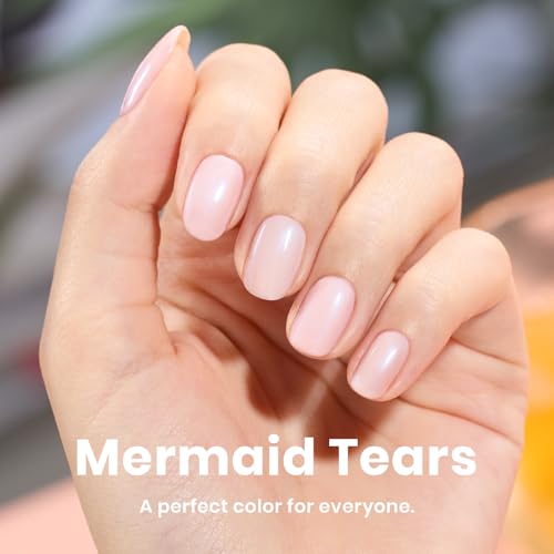 Beetles Mermaid Tears Nail Polish - Nude Glossy Nail Lacquer & Concealer
