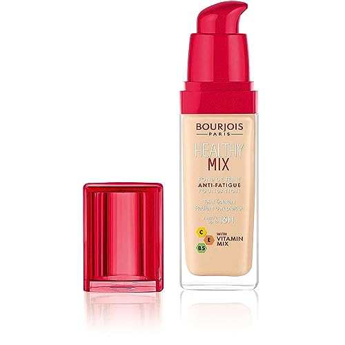 Bourjois Healthy Mix Anti-Fatigue Medium Coverage Liquid Foundation 5 Rose Ivory, 30ml