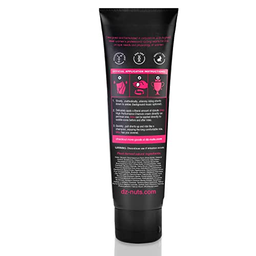 dznuts - Women¡¯s Bliss Chamois Cream - Anti-Chafing for Saddle Sores, Thigh Friction, Skin Irritation - Cyclists, Runners, Triathletes 3 Pack