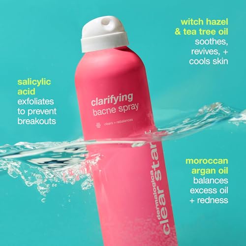 Dermalogica Clear Start Bacne Spray | Salicylic Acid Body Acne Treatment, 6oz