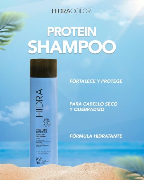 HIDRA Hidracolor Protein Shampoo for Damaged Hair - 10.14 Fl Oz