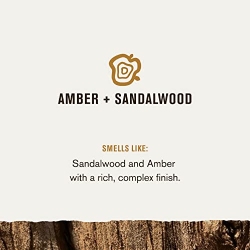 Every Man Jack Amber + Sandalwood Mens Body Wash for All Skin Types - Cleanse, Hydrate, and Smell Great - Free of Parabens, Phtalates, and Dyes - 33.8 fl oz (2 Pack)