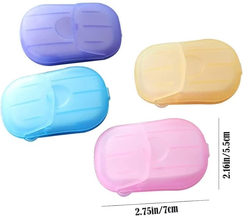 Disposable Soap Paper Pack - 5 Boxes, 500 Sheets Hand & Foot Cleaners