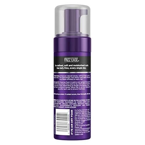 John Frieda Frizz Ease Dream Air-Dry Waves Style Foam 5 Ounce (145ml) (3 Pack)
