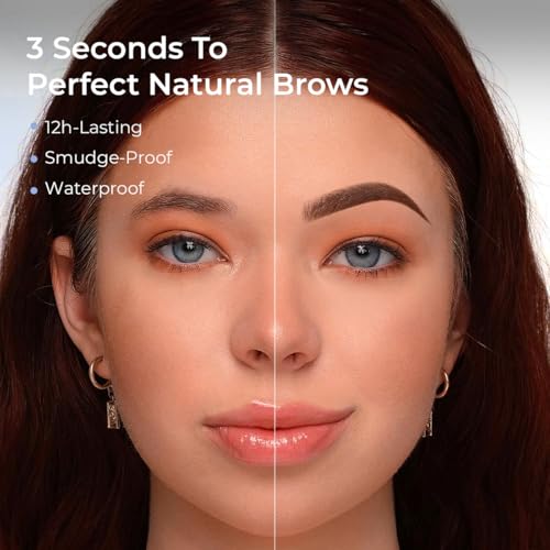 Eyebrow Stamp Kit with 10 Stencils & Waterproof Brow Cream